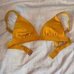 yellow bikini top